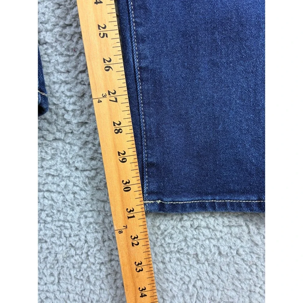 True Religion Rocco Relaxed Skinny Jeans Mens 36 Blue Denim Pants Classic Wash